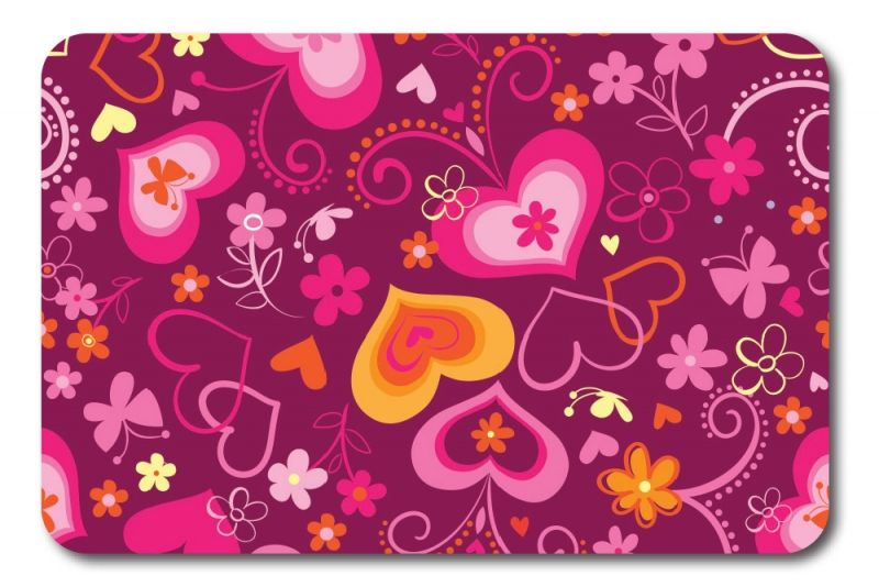 Комплект ковриков Veragio Carpet 68x45 VR.CPT-7200.03 с рисунком Amore Комплект ковриков Veragio Carpet 68x45 VR.CPT-7200.03 с рисунком Amore