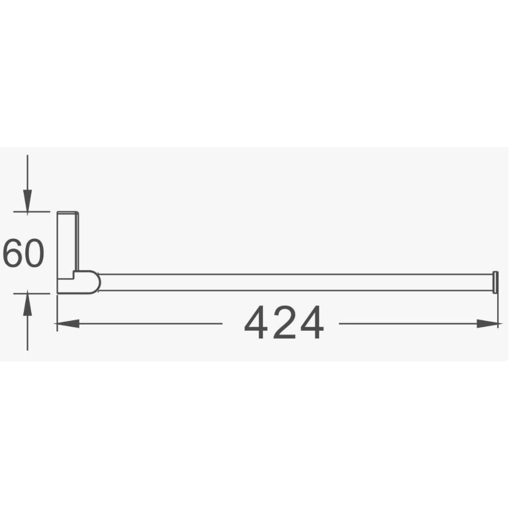 Полотенцедержатель D-Lin D253330, хром