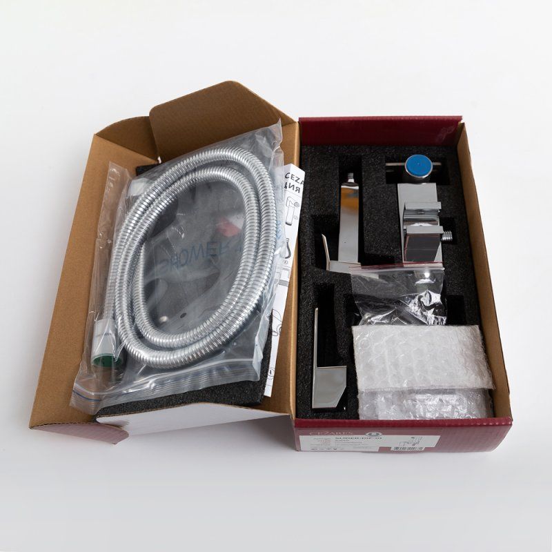 SLIDER-DIF-IN Гигиенический душ со смесителем, сатин, артикул SLIDER-DIF-IN