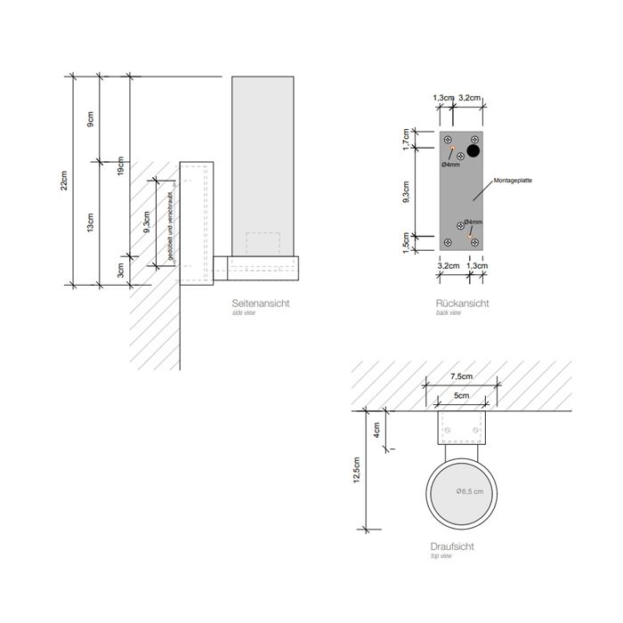 Decor Walther Metro 22 Светильник настенный 7.5x12.5x22см, 1x G24-Q3 26W, цвет: хром ЗАКАЗ ПО ЗАПРОСУ