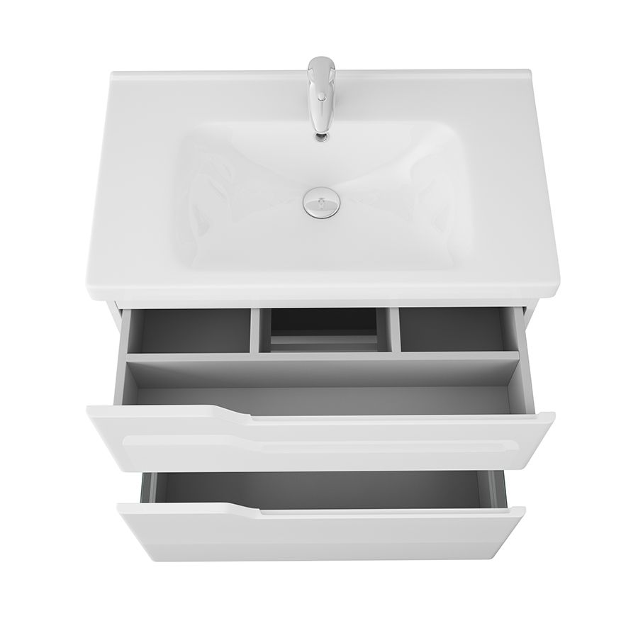 Тумба Hella stor 80, белый лак