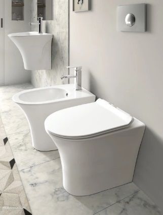 Унитаз VETTORE F приставной безободковый Cerutti SPA  CT7841 Унитаз VETTORE F приставной безободковый Cerutti SPA  CT7841