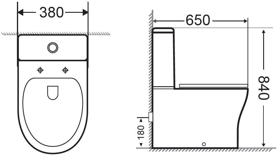 Сливной бачок Aquanet Roll-C-1 CL-12249B-1 Сливной бачок Aquanet Roll-C-1 CL-12249B-1