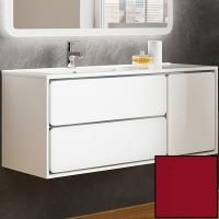 Тумба с раковиной SanVit Бруно-2 120 L kbruno2120 в цвете Ral подвесная Красный глянец Тумба с раковиной SanVit Бруно-2 120 L kbruno2120 в цвете Ral подвесная Красный глянец