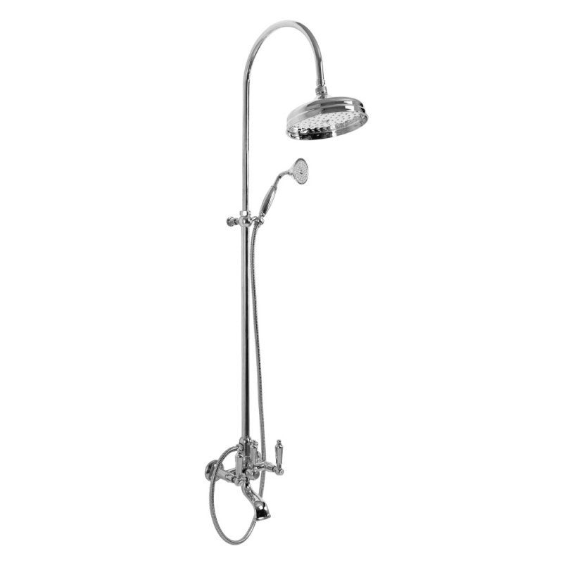 Душевая стойка со смесителем для ванны, верхнего и ручного душа CEZARES FIRST-CVD