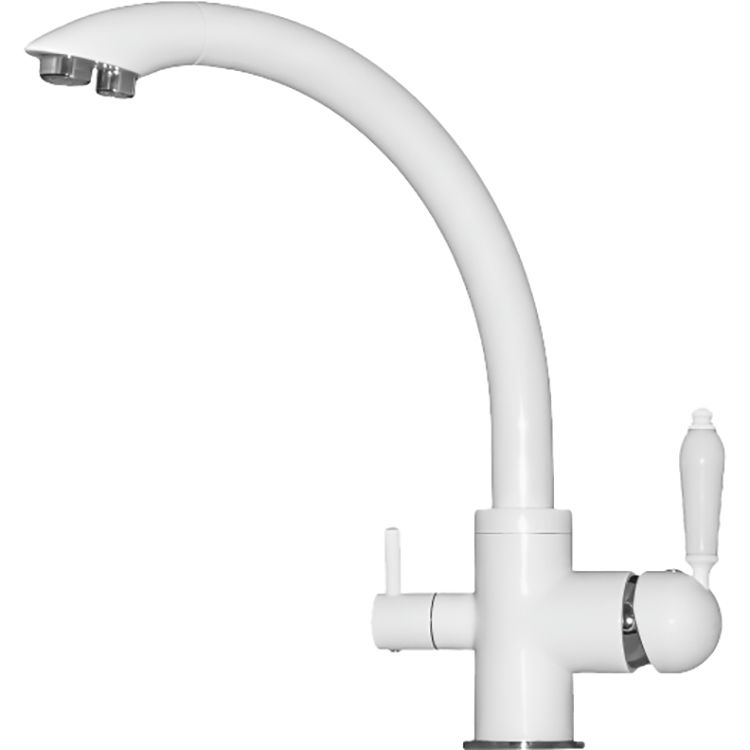 Смеситель Seaman Barcelone SSL-5382 Snow - Белый глянец