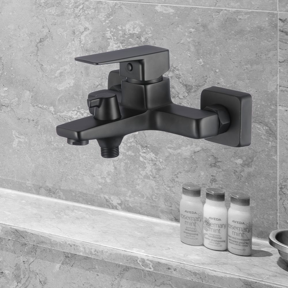 Смеситель для ванны WesnaArt NARCIS NAR06-310BL-25201, черный