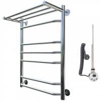 Электрический полотенцесушитель Тругор Браво 3 П элТЭН 80x60 с полкой Хром