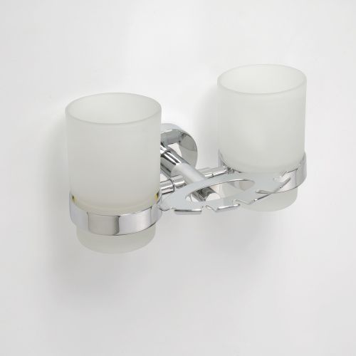 Держатель зубных щеток OMEGA со стаканами 190*95*125мм