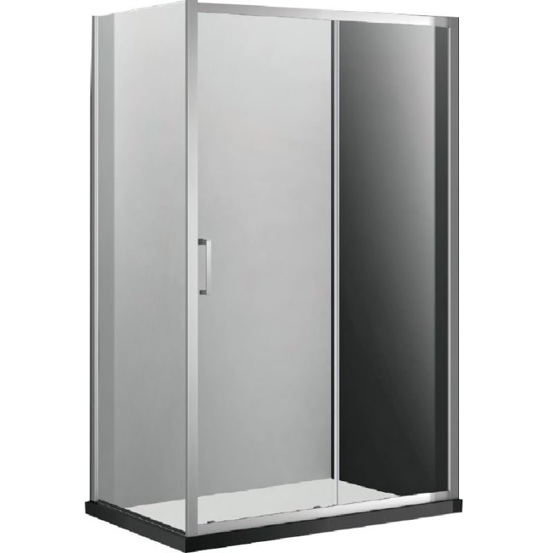 Душевая стенка Cezares Molveno FIX 90 MOLVENO-FIX-90-C-Cr-IV профиль Хром стекло прозрачное