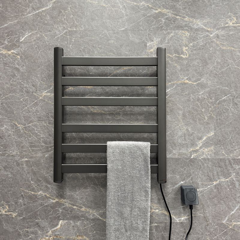 Полотенцесушитель электрический Fixsen BASIC 600х500 FX-7400F, графит, артикул FX-7400F