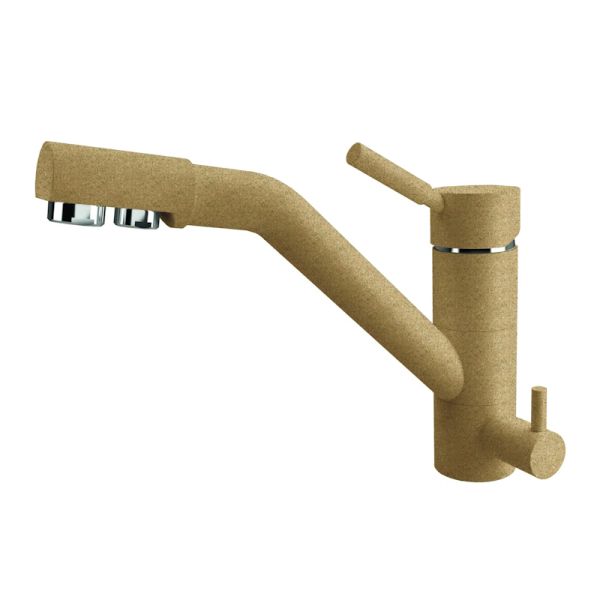 Смеситель для кухни с подключением фильтра Dr. Gans Дуэт 339.07L.2123.406, терракота