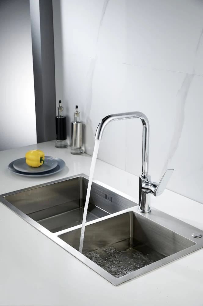 Смеситель для кухни Knotlor KN-61, хром, артикул KN-61