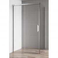 Душевой уголок Cezares Duet Soft-AH-1 130х90 профиль Хром стекло прозрачное