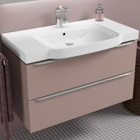 Тумба с раковиной SanVit Тандем 90 ktandem90 в цвете Ral подвесная Капучино