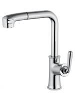 Смеситель для кухни с выдвижным изливом WONZON & WOGHAND, Хром (WW-88439008A-CR)