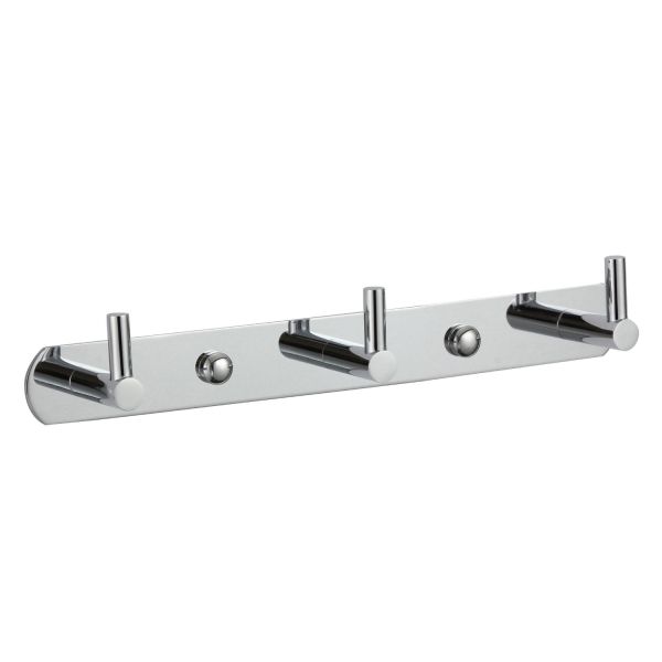 Планка с крючками Savol S-007213, хром