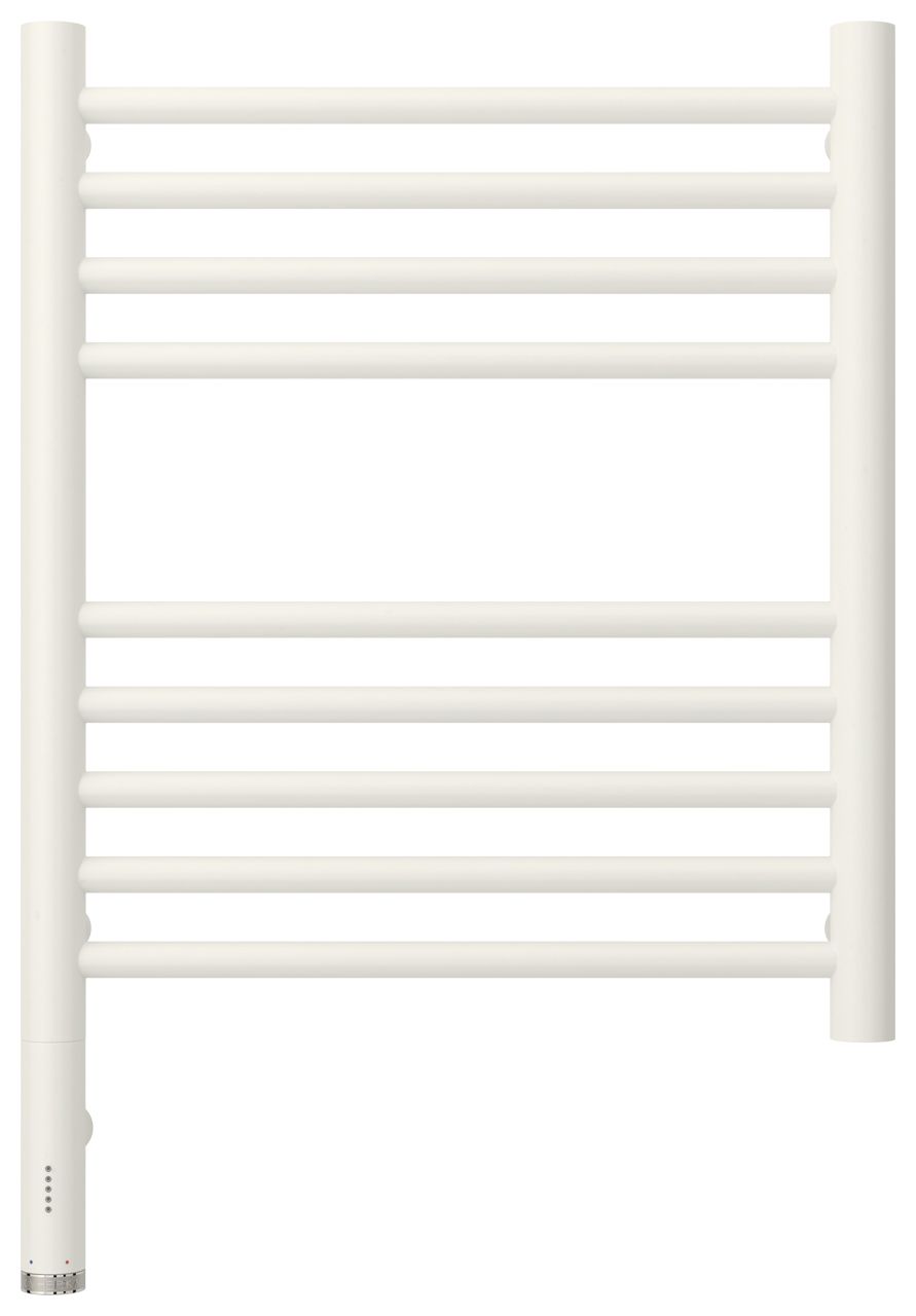 Полотенцесушитель электрический "БОГЕМА 3.0" прямая 500х400 / МЭМ левый (Матовый белый)