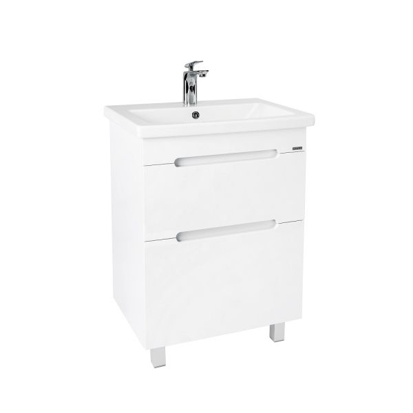 Тумба VIANT "Марсель" 2 ящика белая 430х560х820 под раковину .S-UM-COM60/1-w (COMO 60) (VMAR60CO-T2Y)