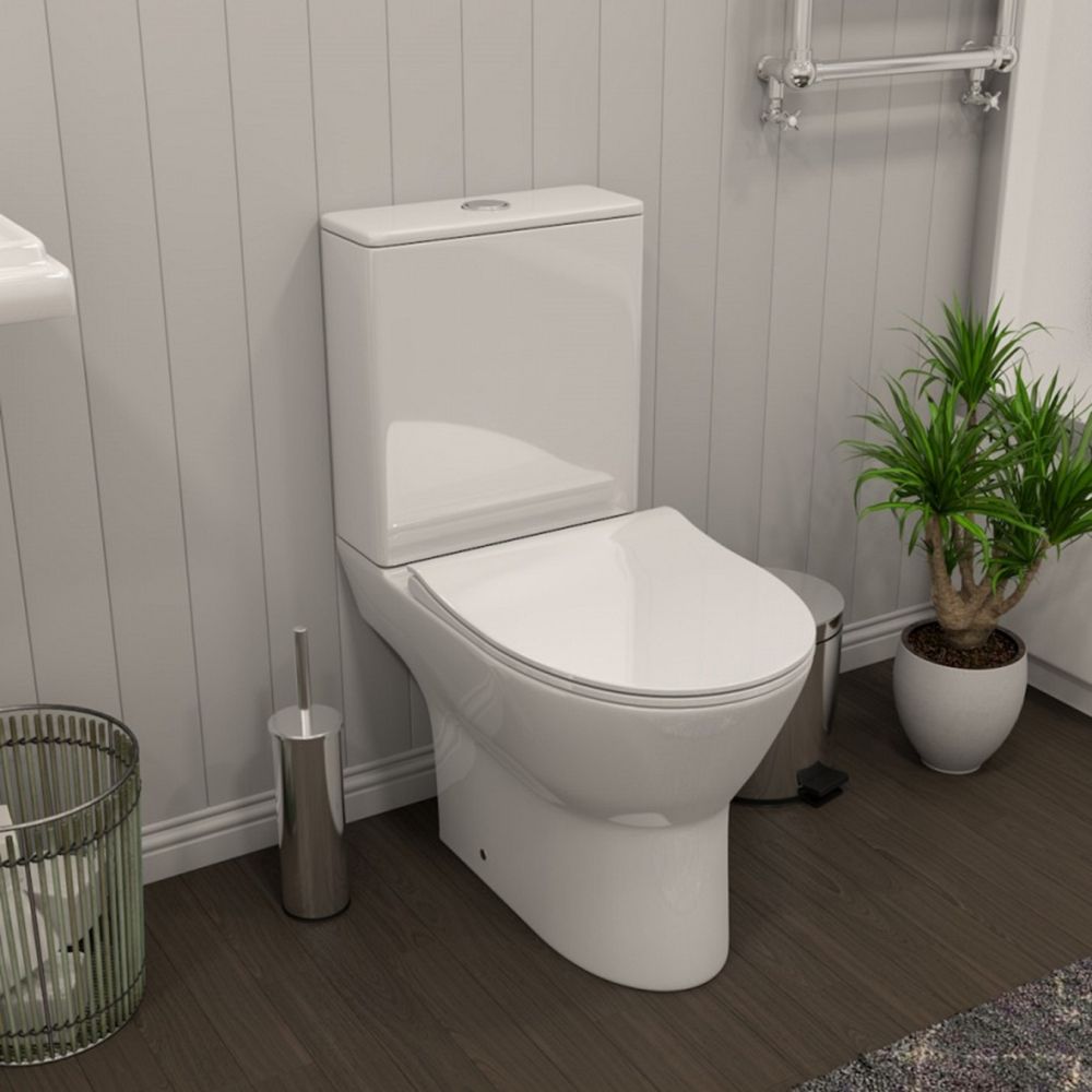 Унитаз напольный WesnaArt OCEAN 102-OCE12, белый, артикул 102-OCE12