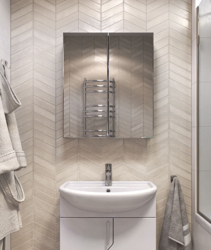 Зеркальный шкаф VIGO Grand zsh.GRA.55, 55 см, артикул zsh.GRA.55