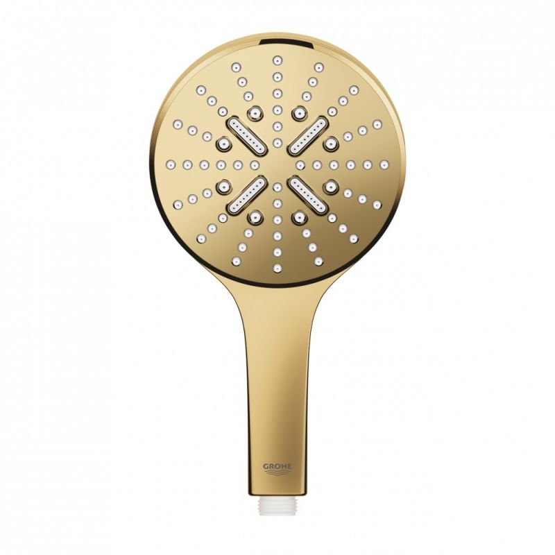 Ручной душ Grohe Rainshower SmartActive 130, 3 режима струи, холодный рассвет глянец (26574GL0) Ручной душ Grohe Rainshower SmartActive 130, 3 режима струи, холодный рассвет глянец (26574GL0)
