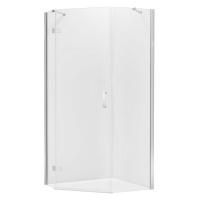 Душевое ограждение NEW TRENDY NEW AZURA R (L) 100x80x195 K-0564 (хром)