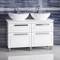 Тумба под раковину Санта Нептун 120 230010 напольная, со столешницей  ( ум. Гамма56)