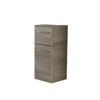 Pelipal Delta Пенал подвесной с 1 выдвижным ящиком и 1-й распашной дверкой , 738*450*330 цвет корпуса и фасада декор шоколад