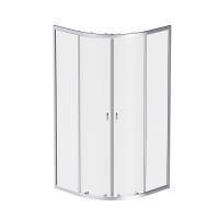 W88G-205-090MT64 X-Joy Twin Slide, Душевое ограждение без поддона, 90x90, профиль мат хром W88G-205-090MT64 X-Joy Twin Slide, Душевое ограждение без поддона, 90x90, профиль мат хром
