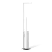 Decor Walther Mikado SBK Напольная стойка с ершиком и бумагодержателем, цвет: белый матовый