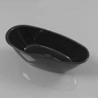 Ванна WHITECROSS Spinel B 155x73 (черный глянец) иск. камень