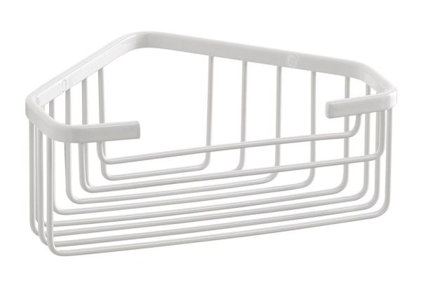 Gedy, решётка угловая 1-уровневая (20х15,1хh8), цвет белый