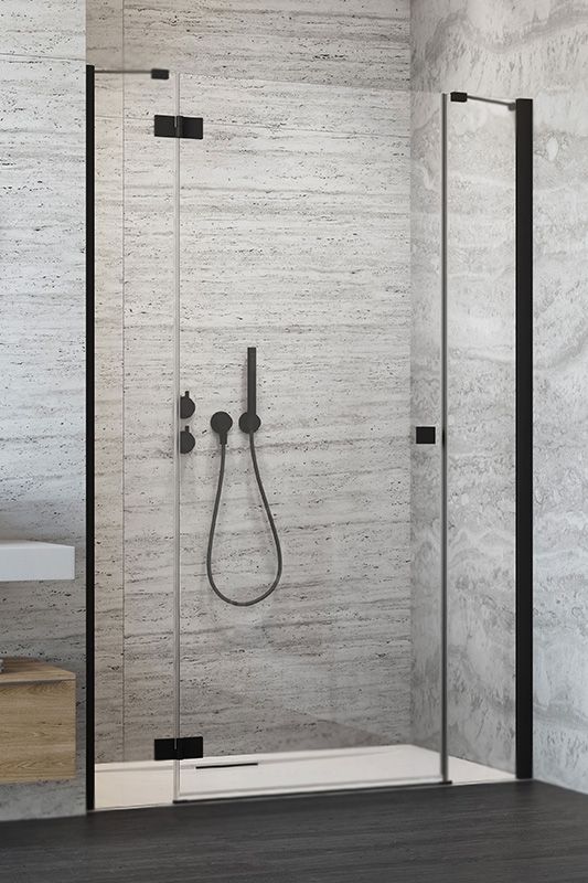 Элемент душевой двери Radaway Essenza New DWJS 140 L профиль Хром стекло прозрачное