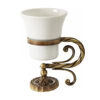 EDERA Стакан настольный, керамика/бронза