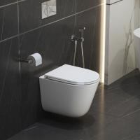 Унитаз подвесной безободковый со смывом TORNADO BelBagno FLAY-TOR Унитаз подвесной безободковый со смывом TORNADO BelBagno FLAY-TOR