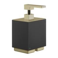 GESSI  INVERSO ACCESSORIES Дозатор для жидкого мыла настольный черный, цвет: Brass Brushed PVD