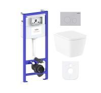 Комплект 6 в 1 Lavinia Boho Aveo Rimless 77040127, премиум с пластиковой клавишей