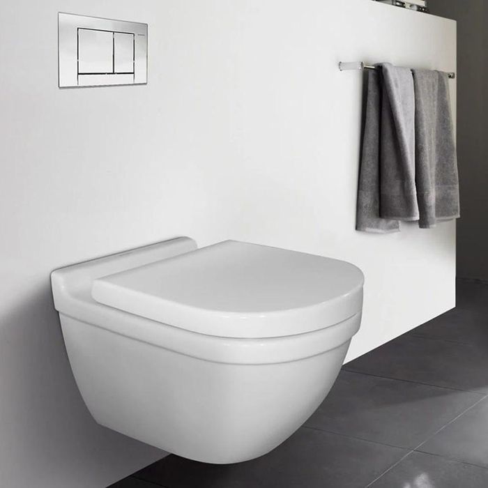 DURAVIT STARCK 3 Унитаз подвесной 620х370 мм., вертикальный смыв, с креплением Durafix, WonderGliss, цвет белый