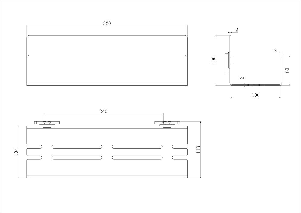 Полка для ванной WONZON & WOGHAND, Брашированное золото (WW-6131-BG)