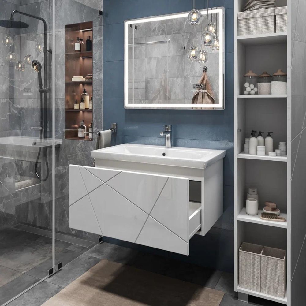 Тумба под раковину подвесная VIGO Geometry 035, 80 см, артикул 035