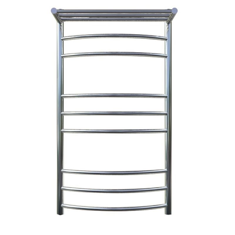 Полотенцесушитель водяной с полочкой (лесенка) Тругор Приоритет НК 3 П 100х50 см (без углов)