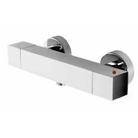 Bossini Cube Tермостат для душа, наружный, 1 выход  1/2', цвет: хром Bossini Cube Tермостат для душа, наружный, 1 выход  1/2', цвет: хром