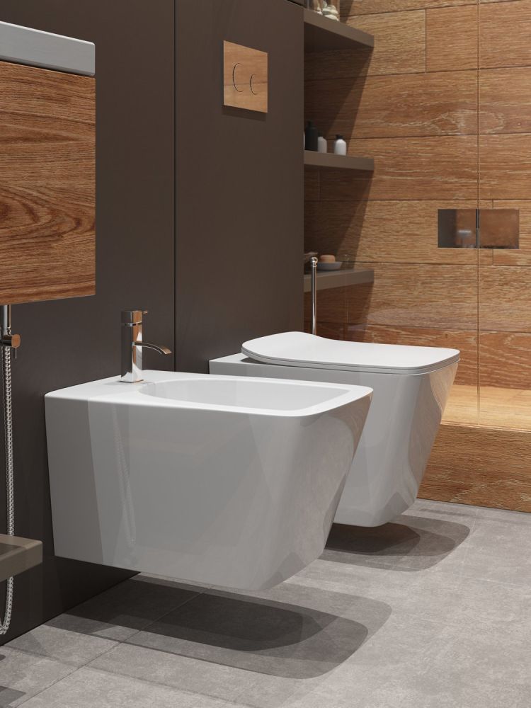 Биде Timo Soli TK-304 подвесное Белое, артикул TK-304