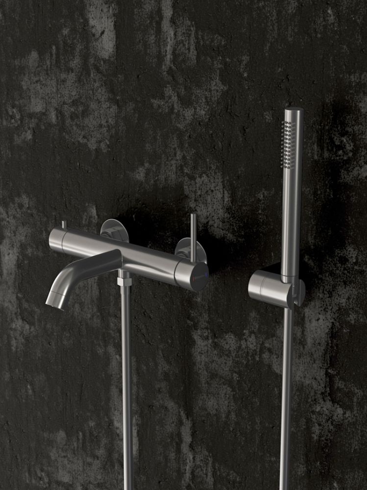 Смеситель для ванны Knotlor SS-23, сатин