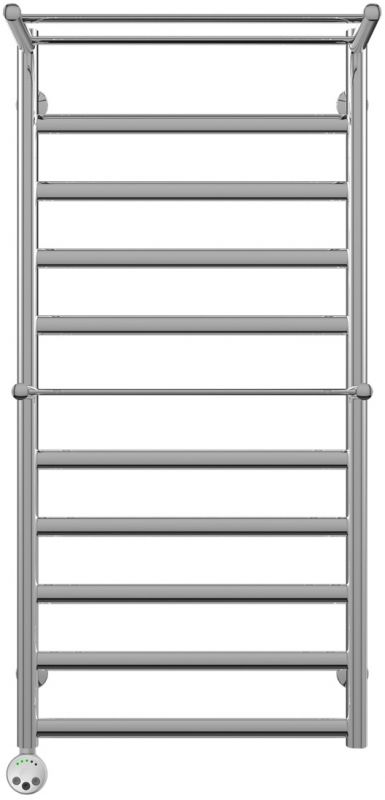 Электрический полотенцесушитель Terminus Хендрикс плюс П11 500x1086 4660059921259 с полкой Хром