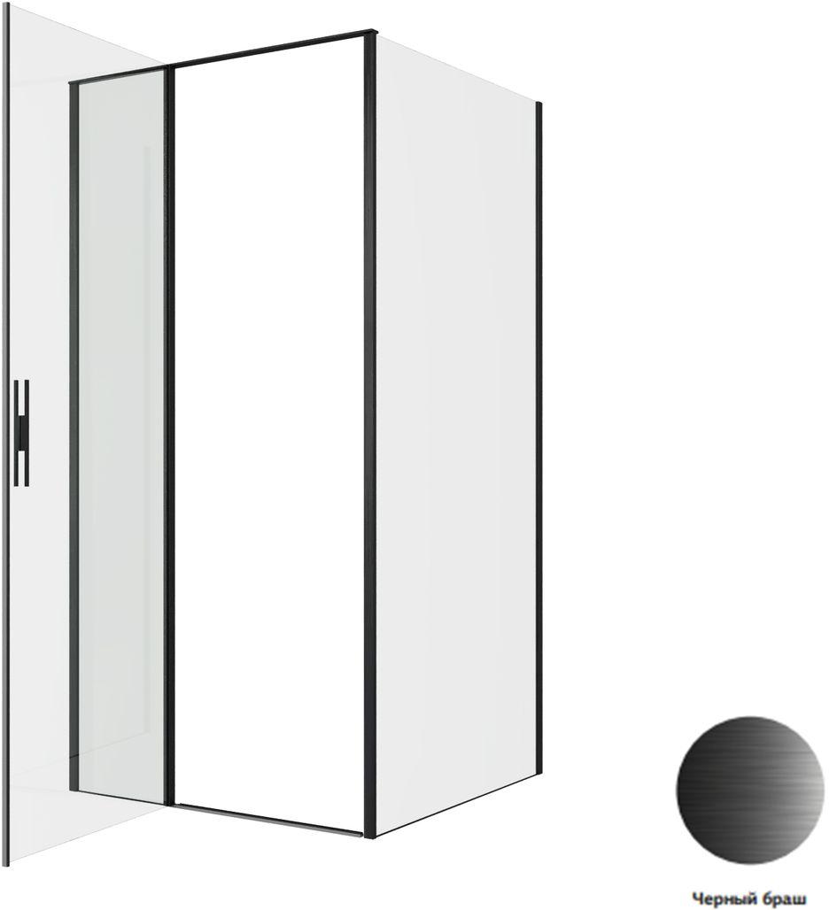 Душевой уголок Allen Brau Priority 100x100 3.31030.BBA + 3.31048.BBA черный браш