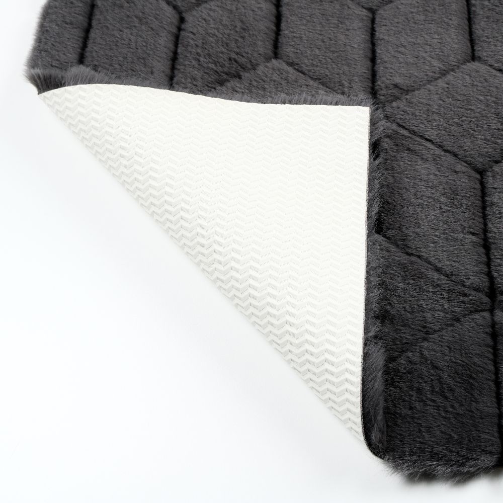 Коврик для ванной комнаты FIXSEN DIAMONT FX-9050V, графит, артикул FX-9050V