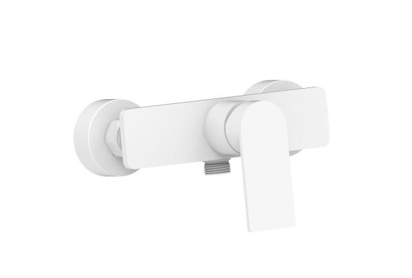 AQG Alpha, однорычажный смеситель для душа без набора для душа, цвет белый матовый