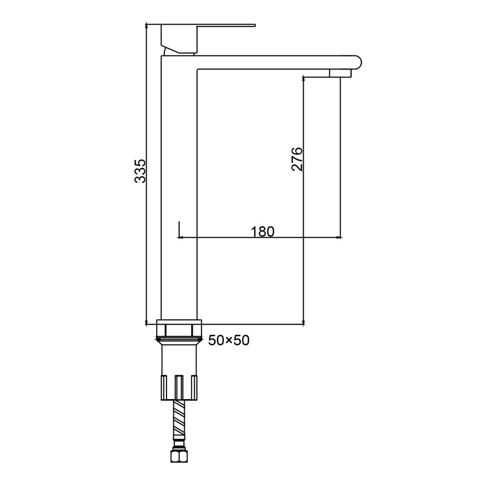 Смеситель для раковины Splenka S224.15.06, черный